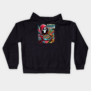 Cereal Killer Masked Men Kids Hoodie